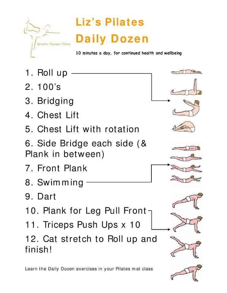 daily dozen exercises walter camp